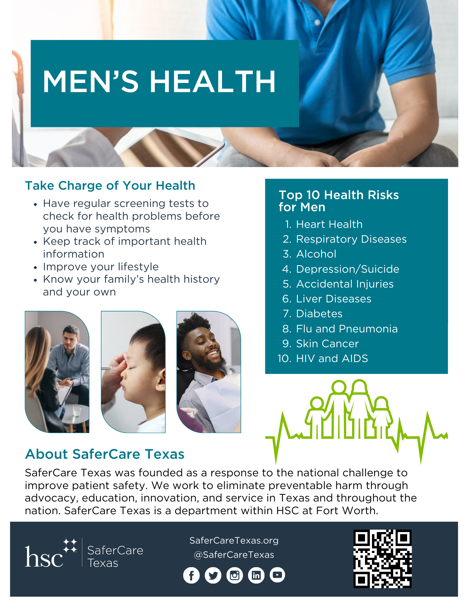 National Men's Health Week SaferCare Texas